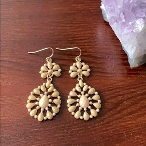 Nude Dangle Earrings